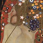 Sea Serpents IV (detail) by Gustav Klimt